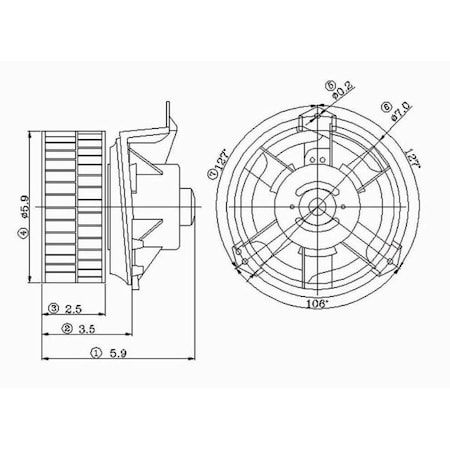 Gpd Blower Motors, 2311569 2311569